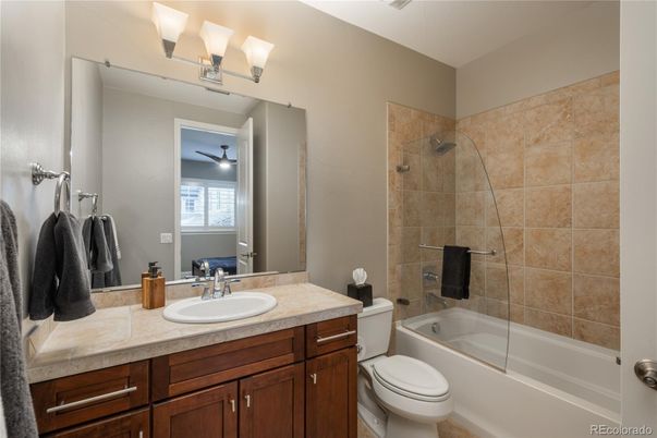 Bathroom, Glass Shower, Interior, Tile Countertops