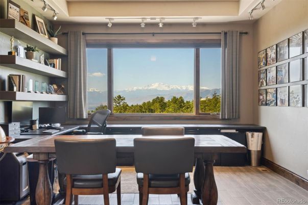 Home Office, Interior, Wood Texture Flooring