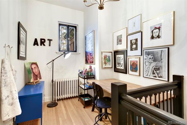 Home Office, Interior, Wood Texture Flooring