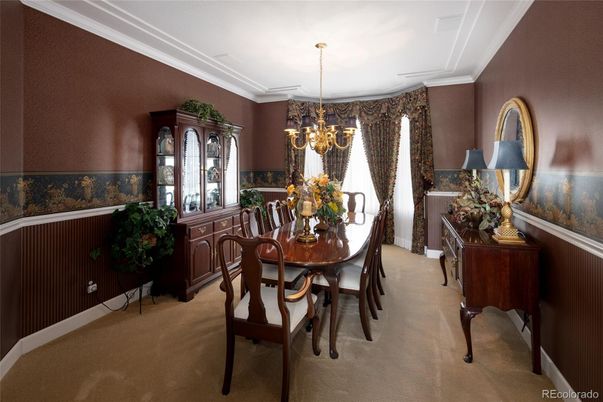 Chandelier, Dining room, Interior