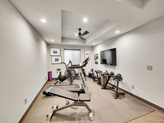 Fitness Equipment, Interior, Recessed Lighting