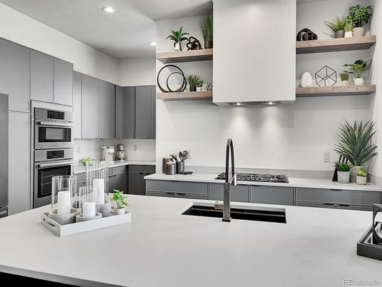 Interior, Kitchen, Recessed Lighting, Stainless Steel Appliances