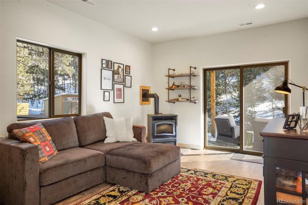 Interior, Living room, Recessed Lighting