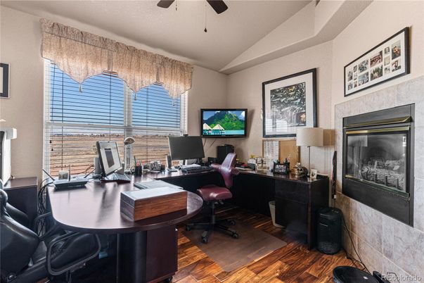 Home Office, Interior, Wood Texture Flooring