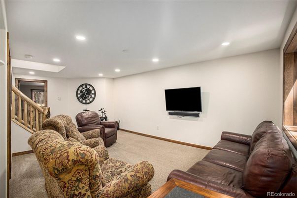 Interior, Living room, Recessed Lighting