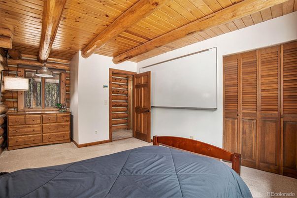 Bedroom, Interior, Wooden Beams, Wooden Ceilings
