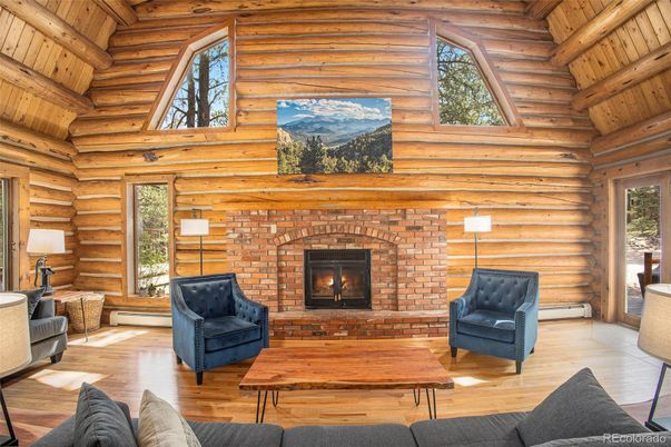 Fireplace, Interior, Living room, Wooden Beams, Wooden Ceilings, Wood Texture Flooring, Wooden Walls