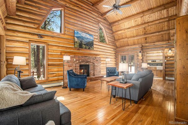 Fireplace, Interior, Living room, Wooden Beams, Wooden Ceilings, Wood Texture Flooring, Wooden Walls