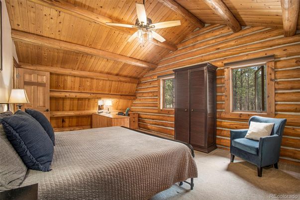 Bedroom, Interior, Wooden Beams, Wooden Ceilings, Wooden Walls
