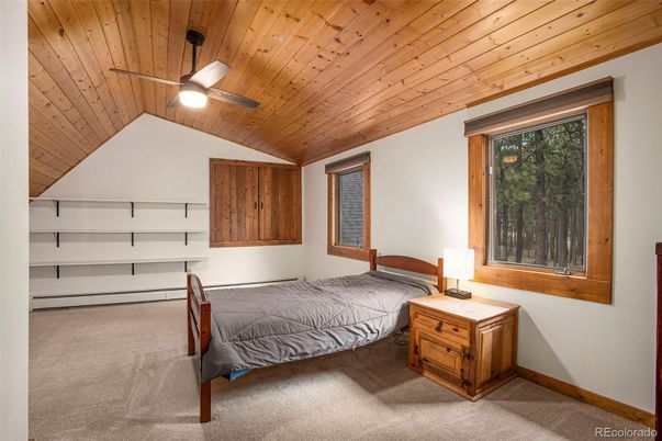 Bedroom, Interior, Wooden Ceilings