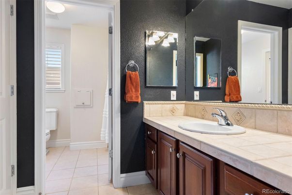 Bathroom, Interior, Tile Countertops