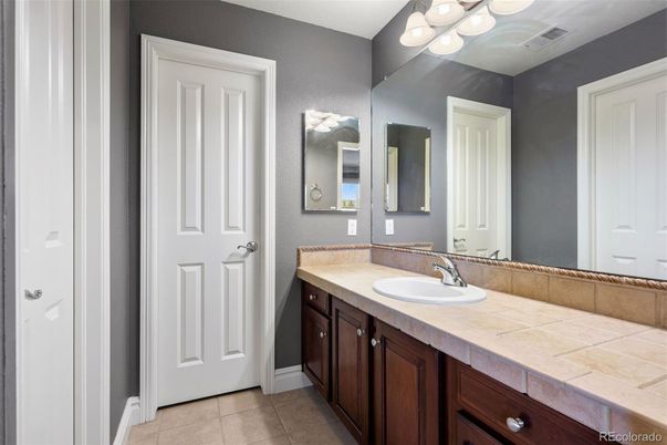 Bathroom, Dual Sink Vanities, Interior, Tile Countertops