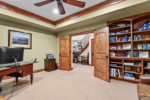 Home Office, Interior, Recessed Lighting