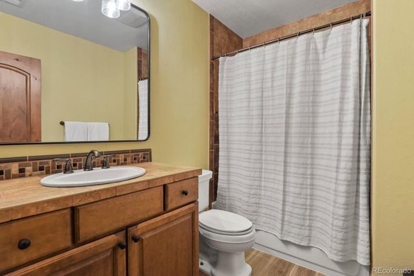 Bathroom, Interior, Wood Texture Flooring