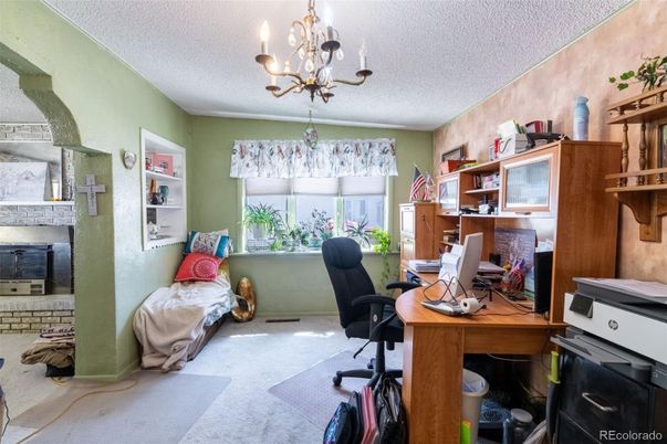Chandelier, Home Office, Interior
