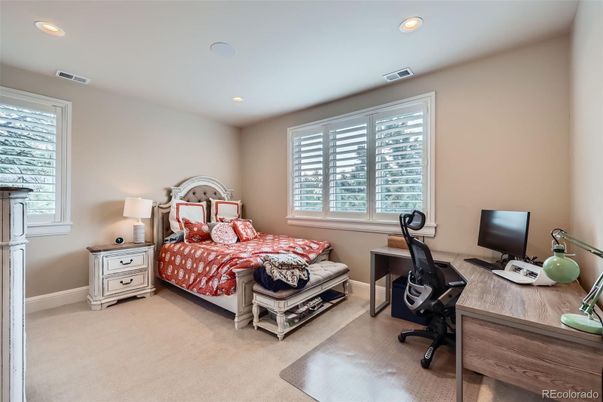 Bedroom, Home Office, Interior, Recessed Lighting