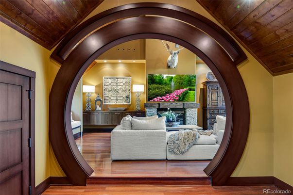 Fireplace, Interior, Living room, Wooden Ceilings, Wood Texture Flooring
