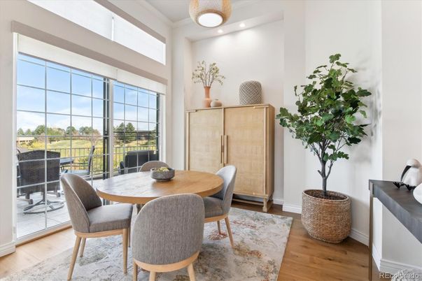 Dining room, Interior, Wood Texture Flooring