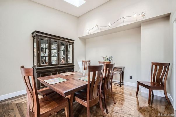 Dining room, Interior, Wood Texture Flooring