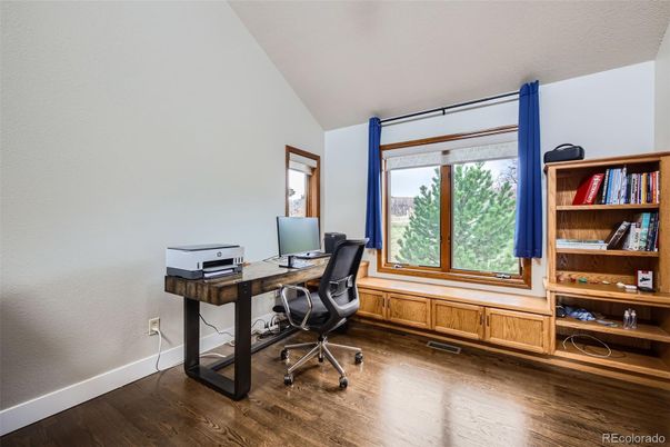 Home Office, Interior, Wood Texture Flooring