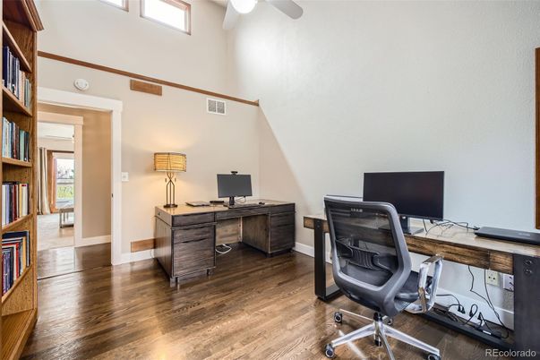Home Office, Interior, Wood Texture Flooring