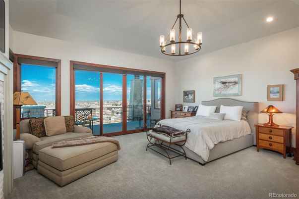 Bedroom, Interior, Pendant Lights, Recessed Lighting
