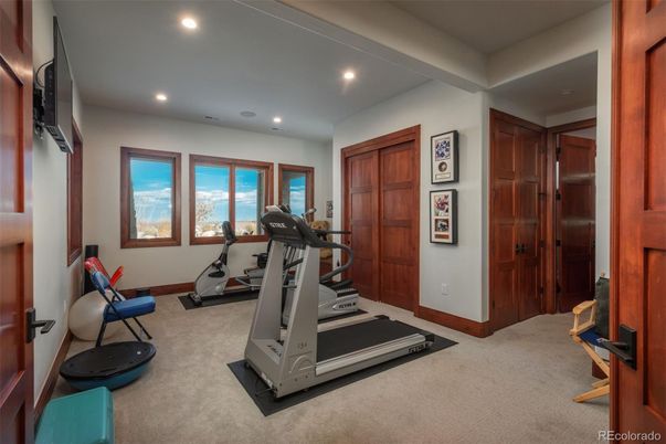 Fitness Equipment, Interior, Recessed Lighting