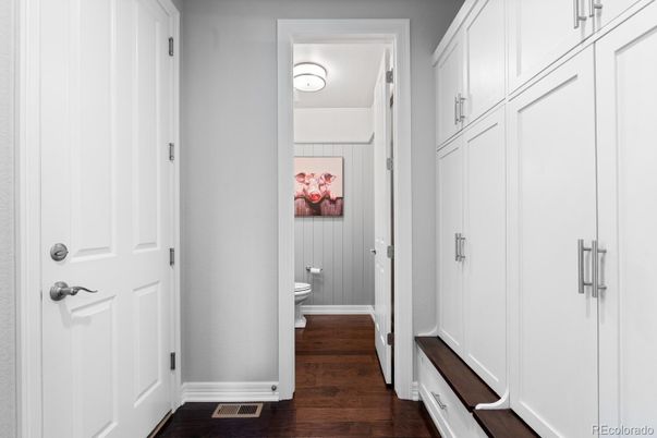 Bathroom, Interior, Wood Texture Flooring