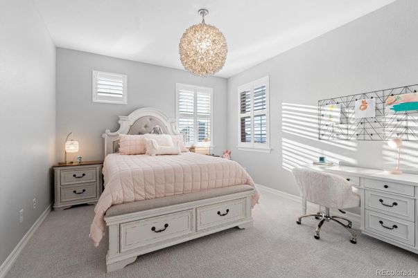 Bedroom, Chandelier, Interior