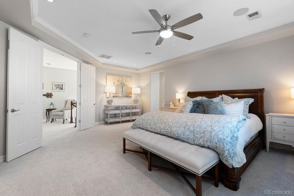 Bedroom, Interior, Recessed Lighting