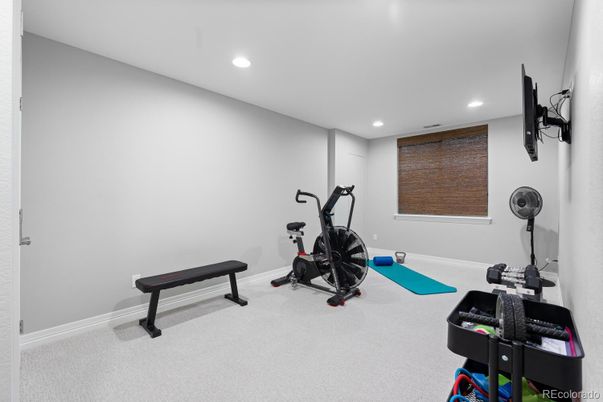 Fitness Equipment, Interior, Recessed Lighting