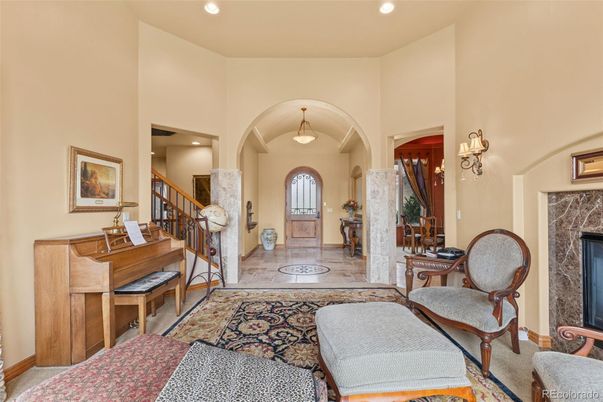 Fireplace, Interior, Pendant Lights, Piano, Recessed Lighting