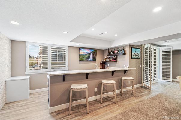 Interior, Recessed Lighting, Wood Texture Flooring