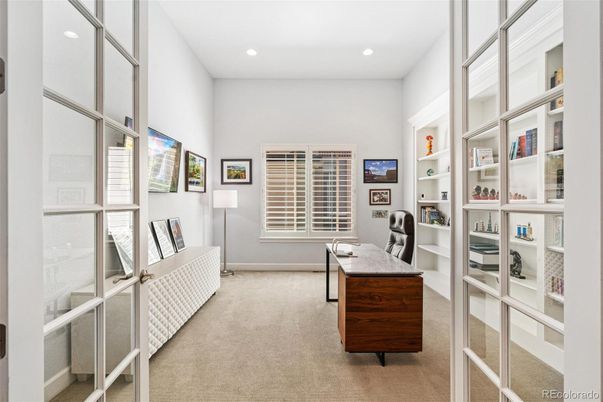 Home Office, Interior, Recessed Lighting