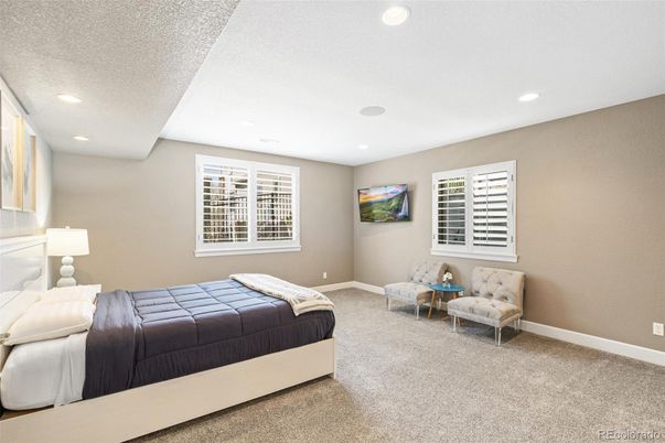 Bedroom, Interior, Recessed Lighting