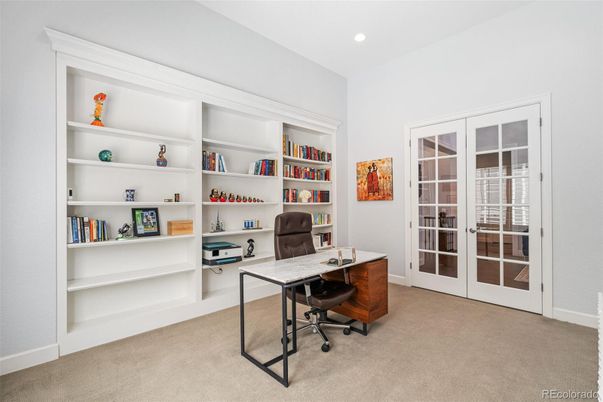 Home Office, Interior, Recessed Lighting