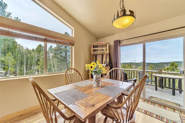 Dining room, Interior, Wood Texture Flooring