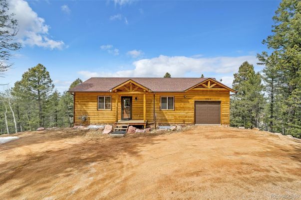 Attached, Backyard, Exterior, Facade, Log Home