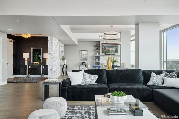 Chandelier, Interior, Living room, Wood Texture Flooring