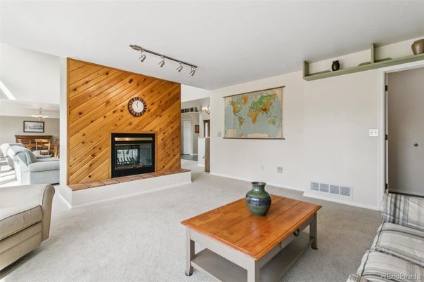 Fireplace, Interior, Living room, Wooden Walls