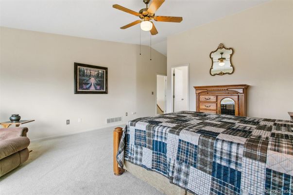 Bedroom, Fireplace, Interior