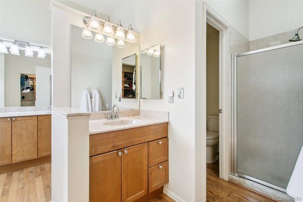 Bathroom, Dual Sink Vanities, Interior, Wood Texture Flooring