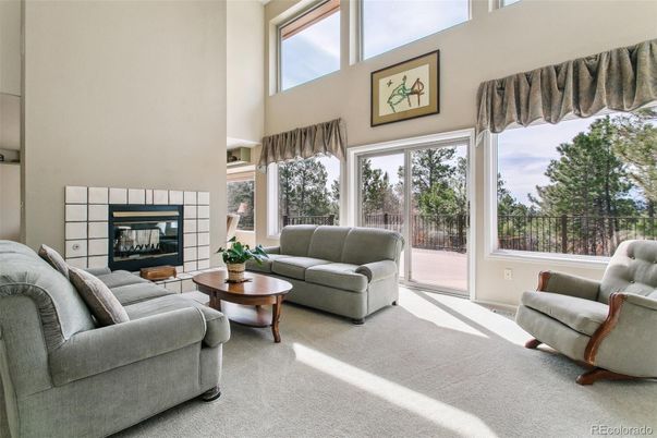 Fireplace, Interior, Living room, Sun Room