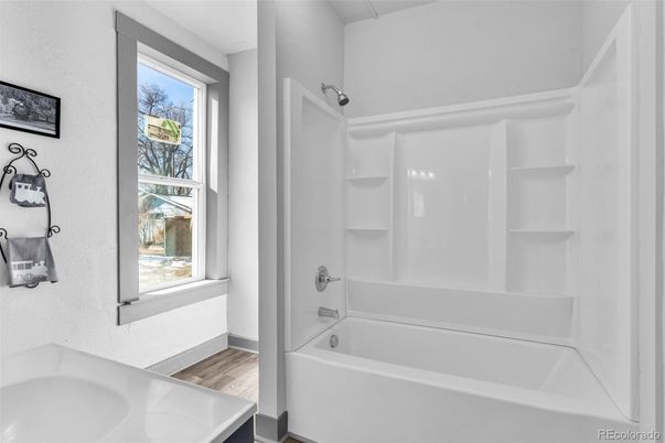Bathroom, Interior, Wood Texture Flooring