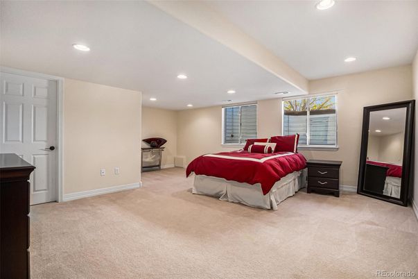Bedroom, Interior, Recessed Lighting