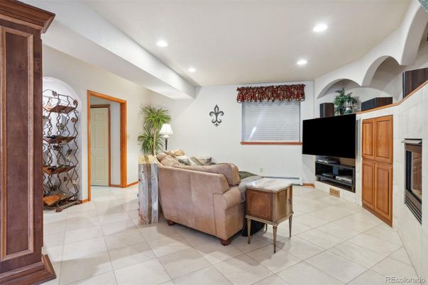 Interior, Living room, Recessed Lighting