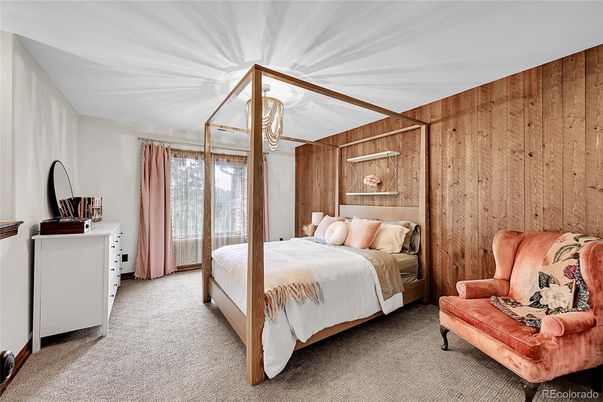 Bedroom, Interior, Wooden Walls