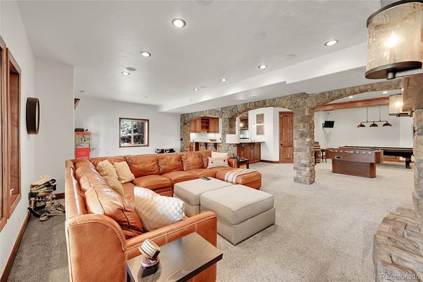 Interior, Living room, Recessed Lighting