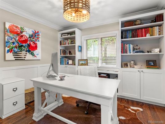 Home Office, Interior, Wood Texture Flooring