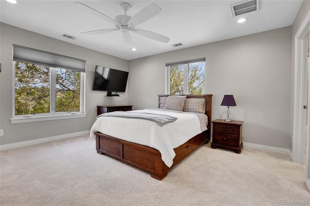 Bedroom, Interior, Recessed Lighting